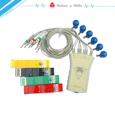 Machine basée sur PC du PC ECG de dispositif médical de l'ordinateur ECG de taille de mail d'avance du gris 12
