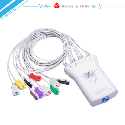 Capteur d'électrodes des accessoires ECG du bloc ECG de poids du commerce de câble d'USB pour l'essai de la fatigue ECG