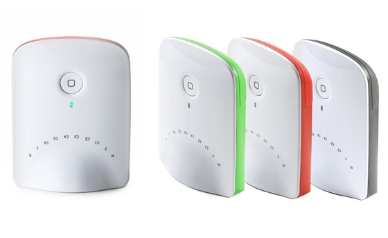 Dispositif portatif sans fil Bluetooth de surveillance d'Ecg relié pour l'IOS à la boîte de Smart de trois couleurs
