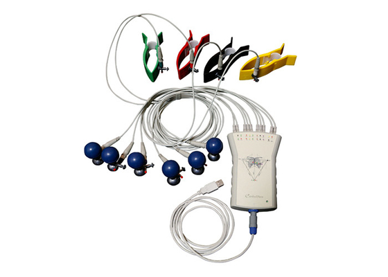 Machine portative d'Eeg de moniteur tenu dans la main d'Ecg de 12 avances avec la résolution 0.4uV