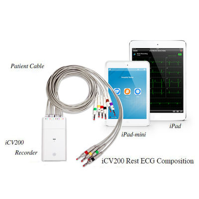 Avance Ecg de Bluetooth 12 d'ABS de batteries d'IPhone IPad