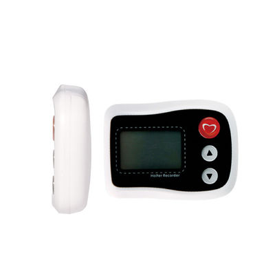 Enregistreur d'affichage à cristaux liquides de Mini White Ambulatory avec 12 dispositifs de canal et 3 de Holter ECG de la Manche